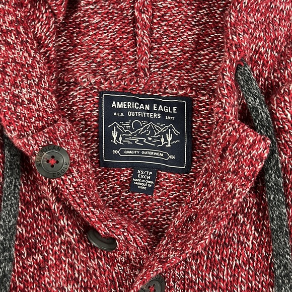 American Eagle Knit Hoodie XS - Picture 2 of 2